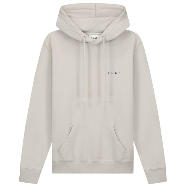 Olaf Spiral Face Hoodie Off White