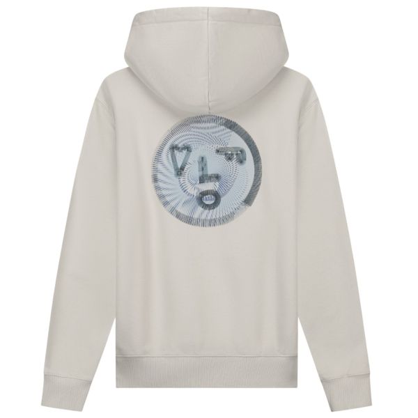 Olaf Spiral Face Hoodie Off White