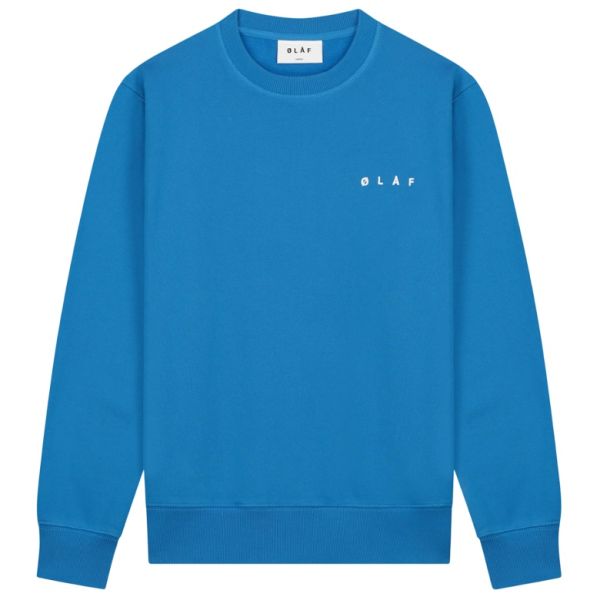 Olaf Spiral Face Sweater Blauw