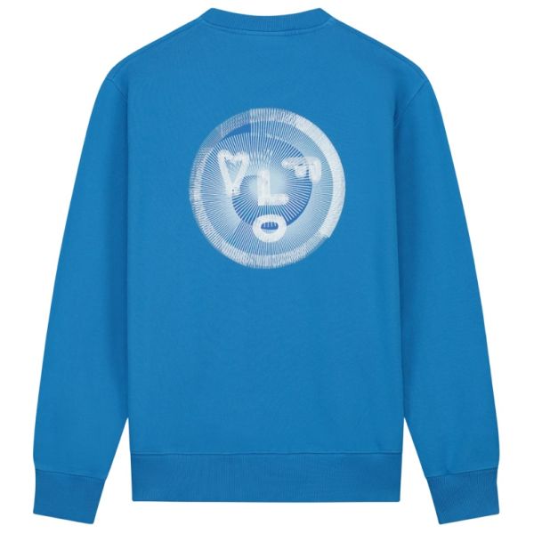Olaf Spiral Face Sweater Blauw