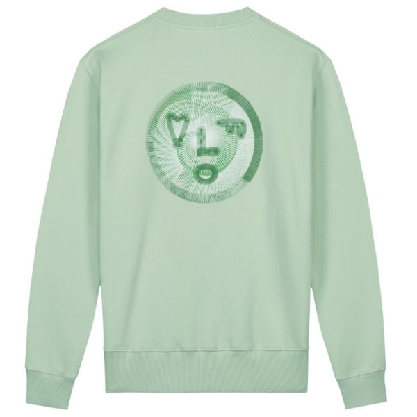 Olaf Spiral Face Sweater Groen