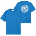 Olaf Spiral Face T-shirt Blauw