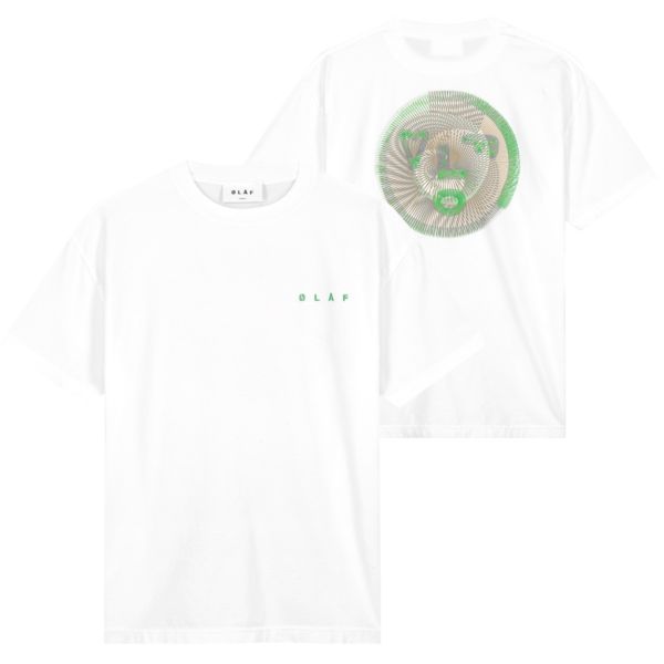 Olaf Spiral Face T-shirt Wit