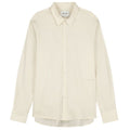 Olaf Stitched Striped Overhemd Off White