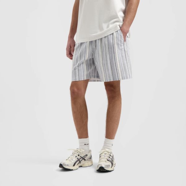 Olaf Stripe Korte Broek Blauw/Wit