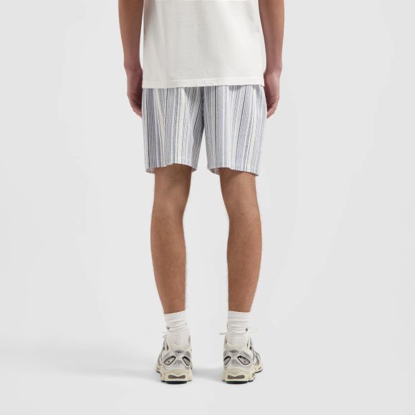Olaf Stripe Korte Broek Blauw/Wit