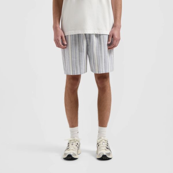 Olaf Stripe Korte Broek Blauw/Wit