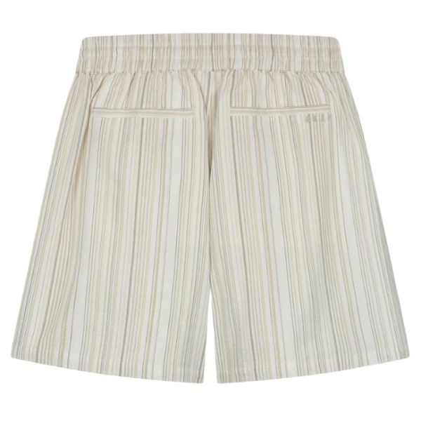 Olaf Stripe Korte Broek Bruin/Wit