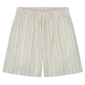 Olaf Stripe Korte Broek Bruin/Wit