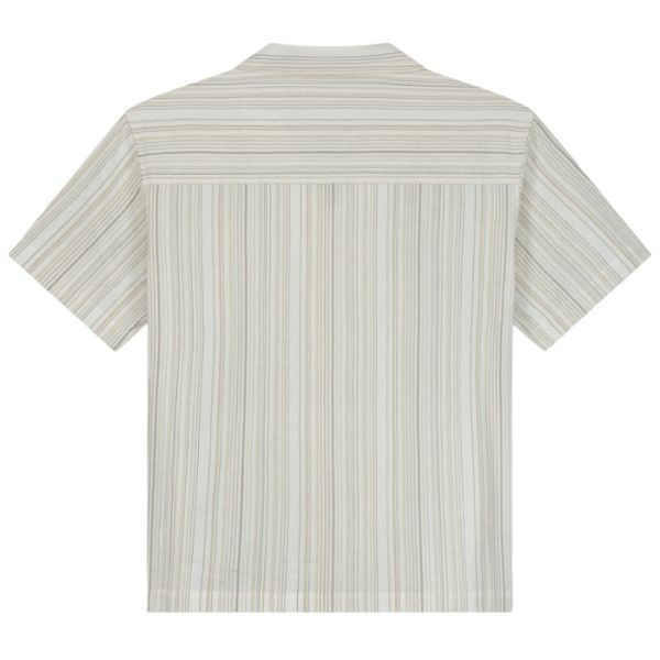 Olaf Stripe Overhemd Bruin/Wit