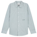 Olaf Stripe Oxford Overhemd Groen/Wit