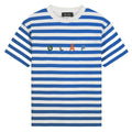 Olaf Stripe Sans T-shirt Wit/Blauw