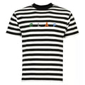 Olaf Stripe Sans T-shirt Wit/Zwart