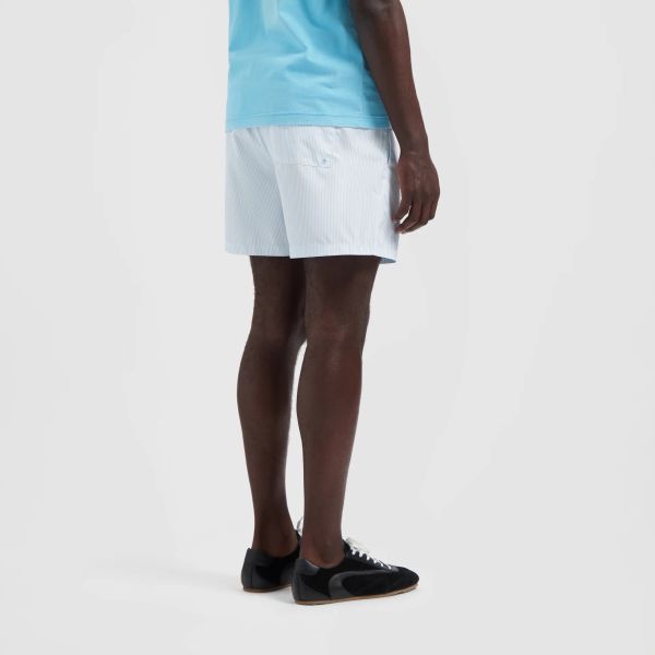 Olaf Stripe Sun AOP Korte Broek Licht Blauw