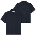 Olaf Sun Linen Overhemd Navy