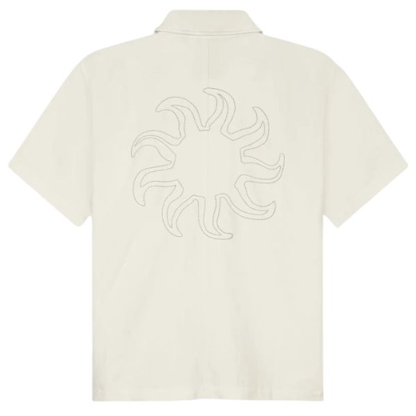 Olaf Sun Linen Overhemd Off White