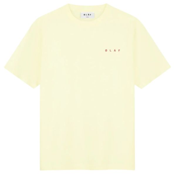 Olaf Sunscreen Face T-shirt Licht Geel