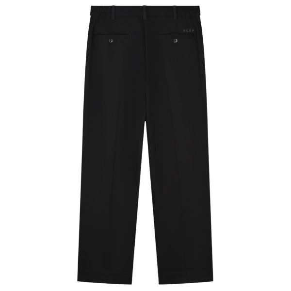 Olaf Tailored Pleated Broek Zwart