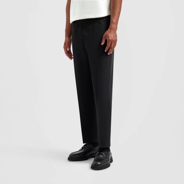 Olaf Tailored Slim Elasticated Broek Zwart
