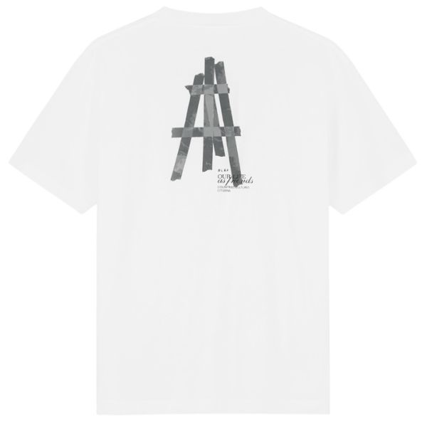 Olaf Taped Easel T-shirt Wit