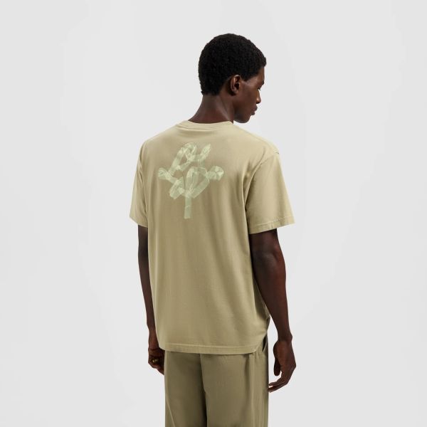 Olaf Taped Monogram T-shirt Beige