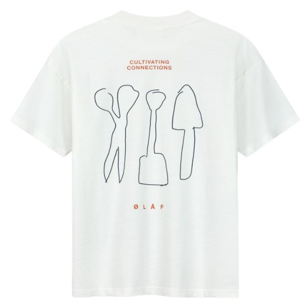 Olaf Tools Slub T-shirt Wit