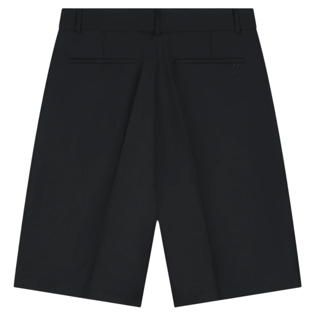 Olaf Tropical Wool Blend Tailored Korte Broek Zwart