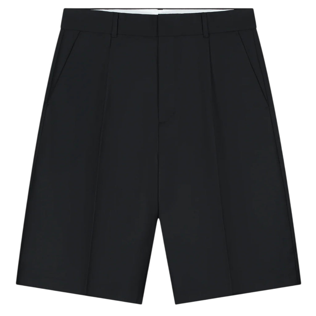 Olaf Tropical Wool Blend Tailored Korte Broek Zwart