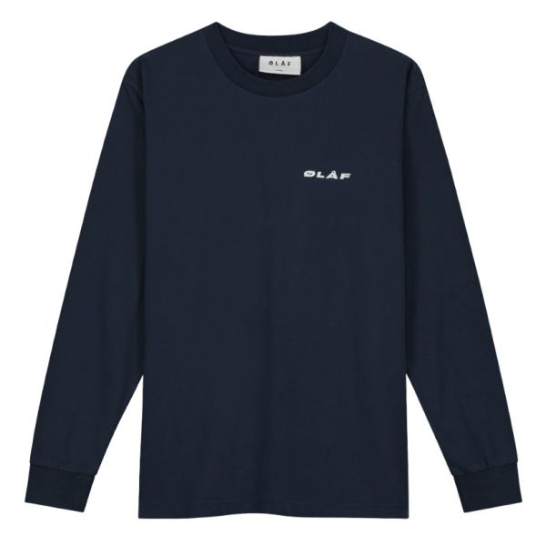 Olaf Uniform T-shirt Lange Mouw Navy