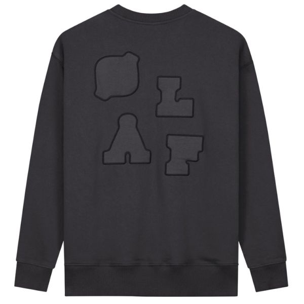 Olaf Varsity Sweater Antraciet