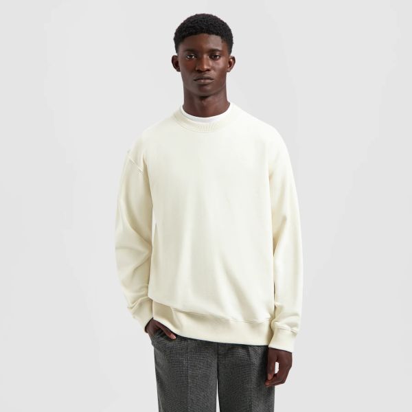 Olaf Varsity Sweater Off White