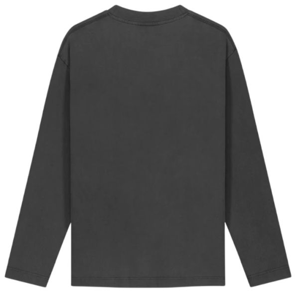 Olaf Washed Studio Longsleeve T-shirt Antraciet