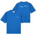 Olaf Wavy Drift Embro T-shirt Blauw