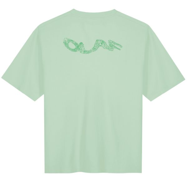 Olaf Wavy Drift Embro T-shirt Groen