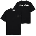 Olaf Wavy Drift Waffle T-shirt Zwart