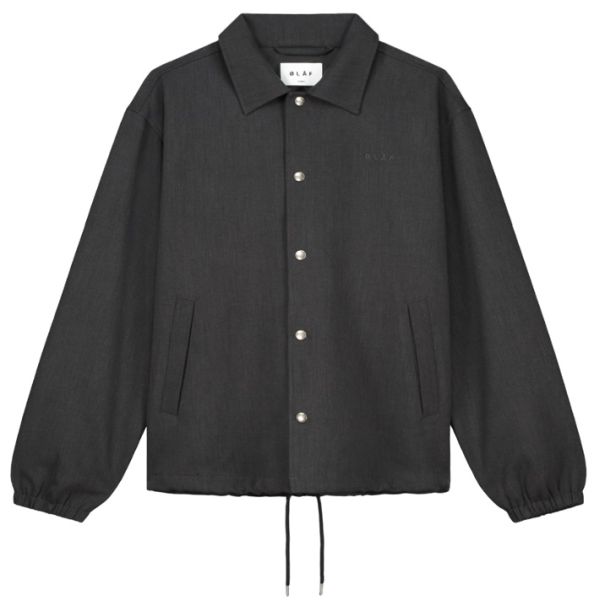 Olaf Wool Tailored Coach Jas Antraciet