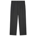 Olaf Wool Tailored Pleated Broek Antraciet