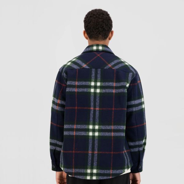 Olaf Wooly Plaid Jas Navy