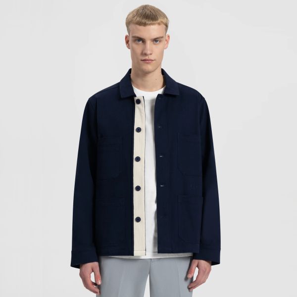 Olaf Workwear Overshirt Navy