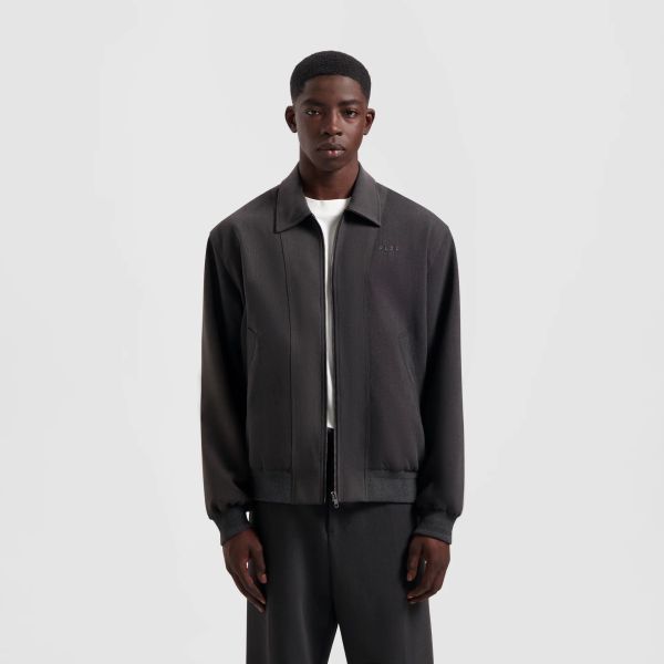 Olaf Zip Blouson Jack Grijs