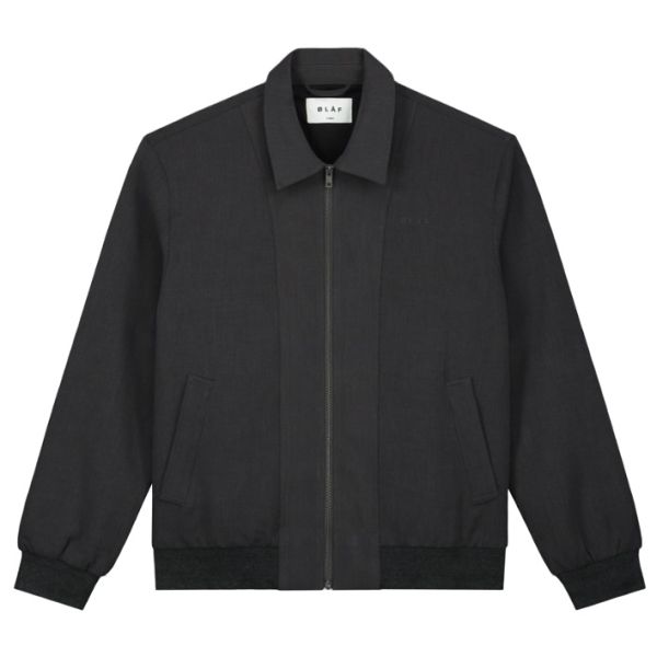 Olaf Zip Blouson Jack Grijs