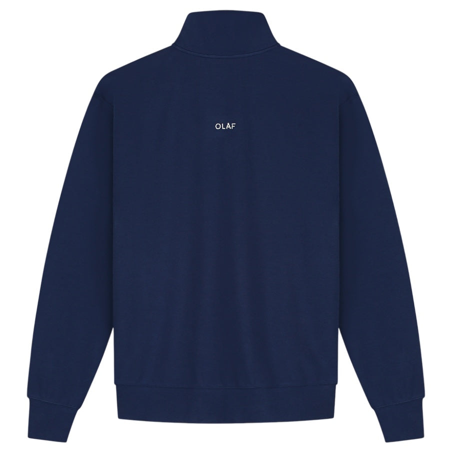 Olaf Essential Half Zip Sweater Navy
