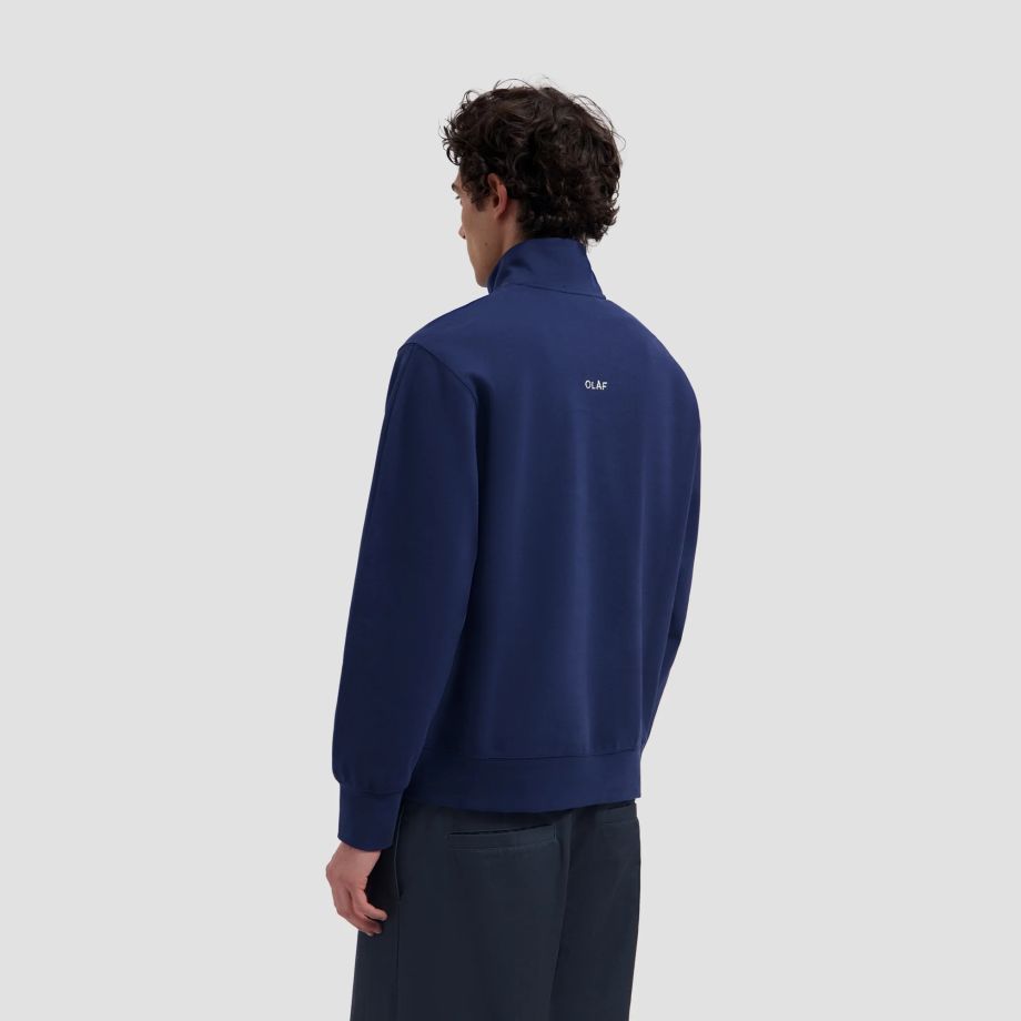 Olaf Essential Half Zip Sweater Navy