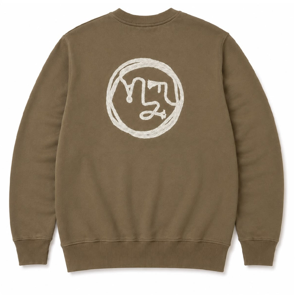 Olaf Lasso Face Sweater Donker Bruin
