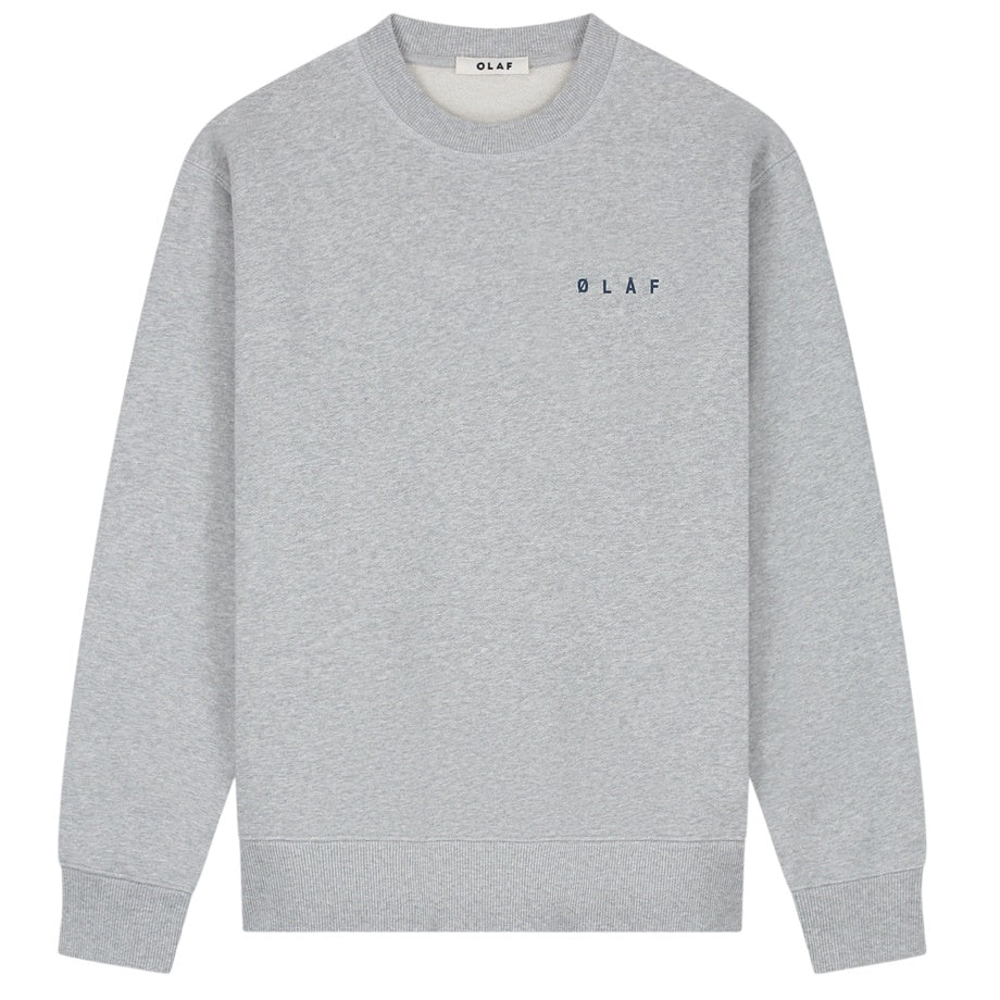 Olaf Lasso Face Sweater Grijs