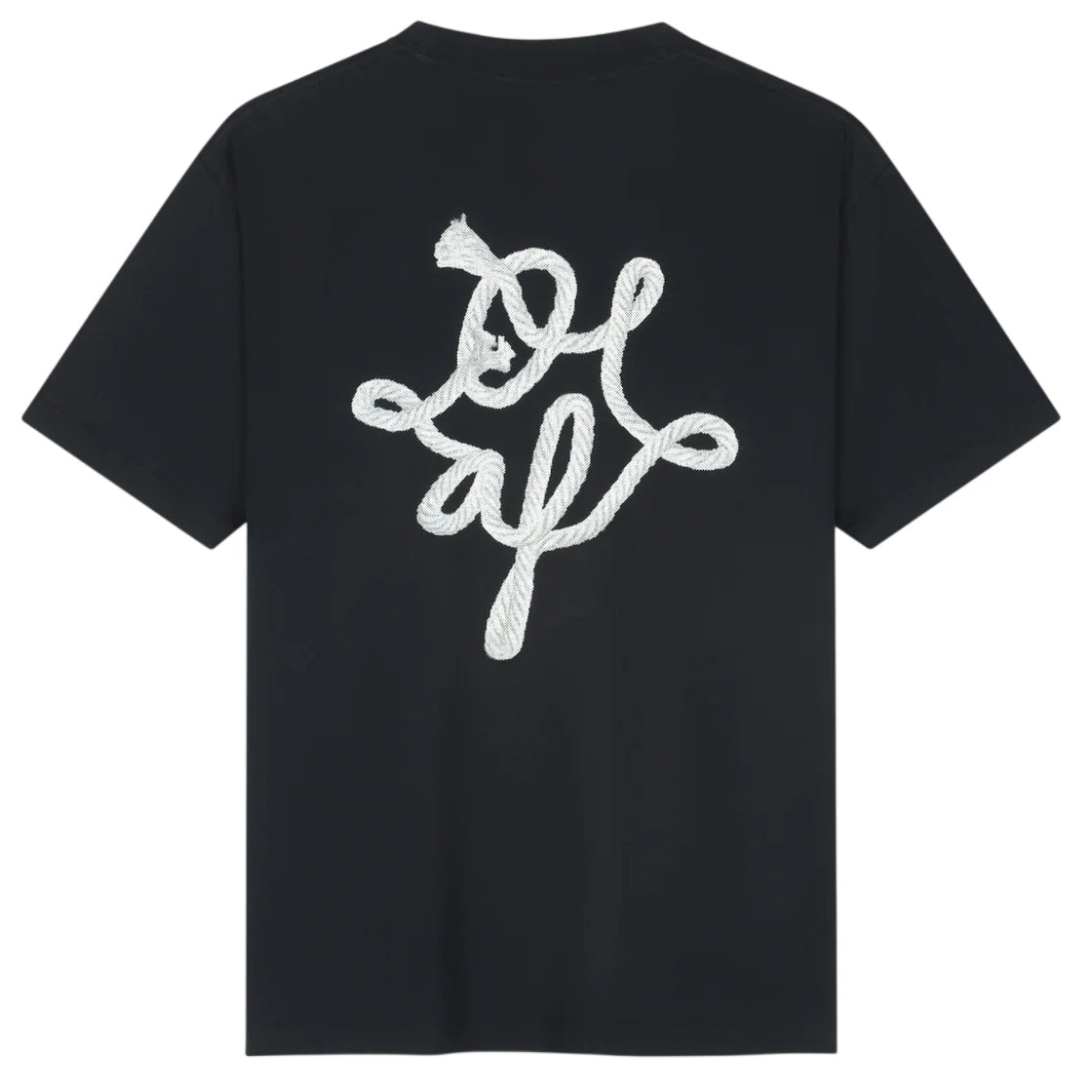 Olaf Lasso Monogram T-shirt Zwart