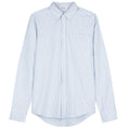 Olaf Oxford Relaxed Overhemd Wit/Blauw