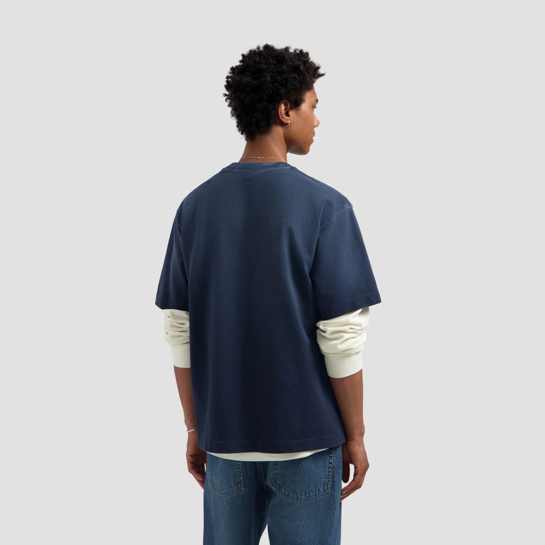 Olaf Sprayed Studio T-shirt Navy