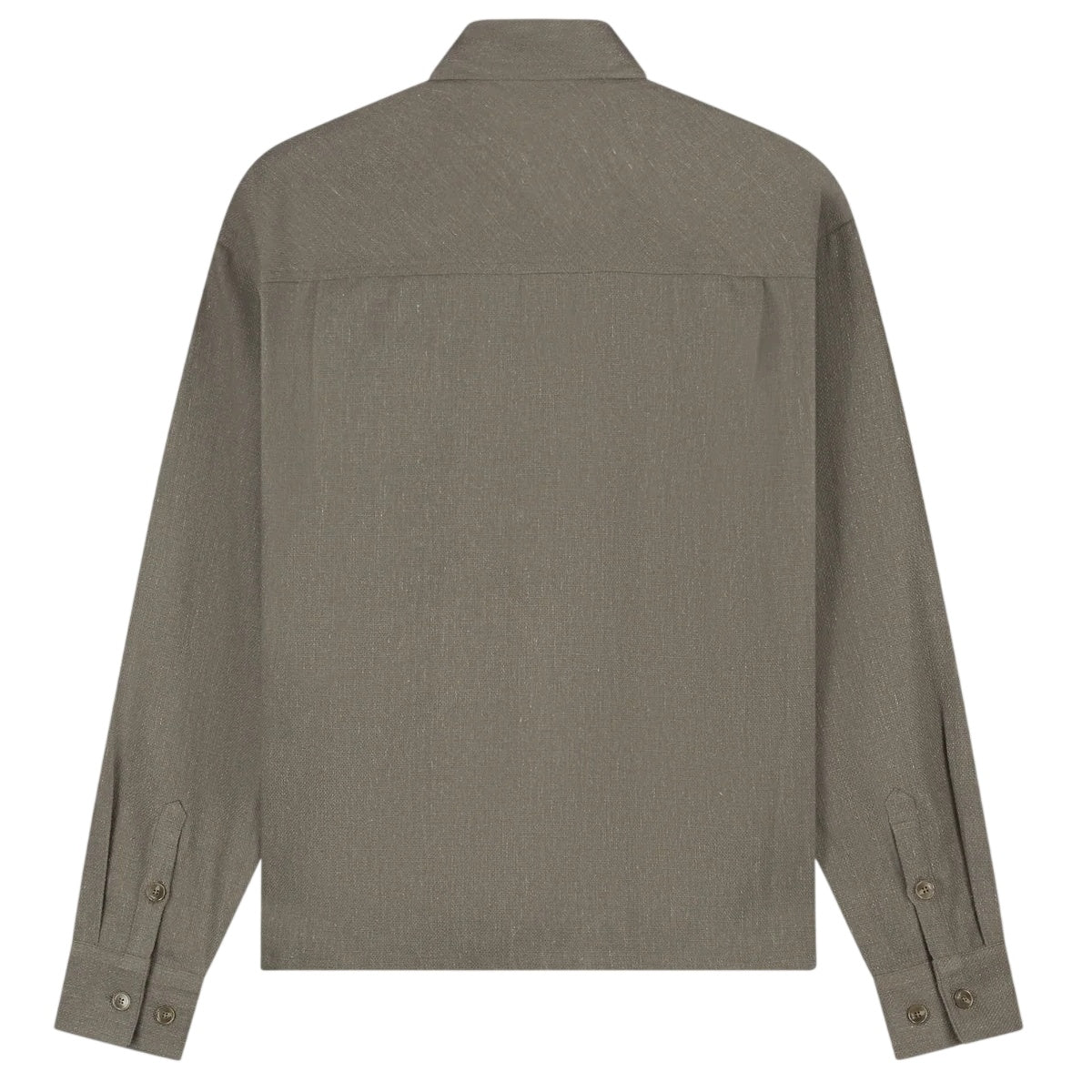 Olaf Textured Boxy Overhemd Bruin