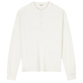 Olaf Waffle Henley Longsleeve T-shirt Off White
